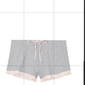 Victoria Secret Ribbed Ruffled Shorts